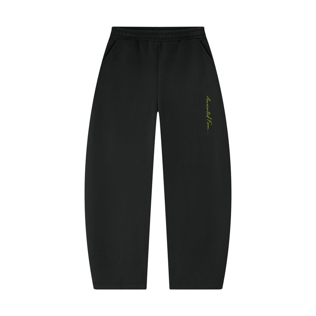 Unisex Barrel Leg yellow logoSweatpants