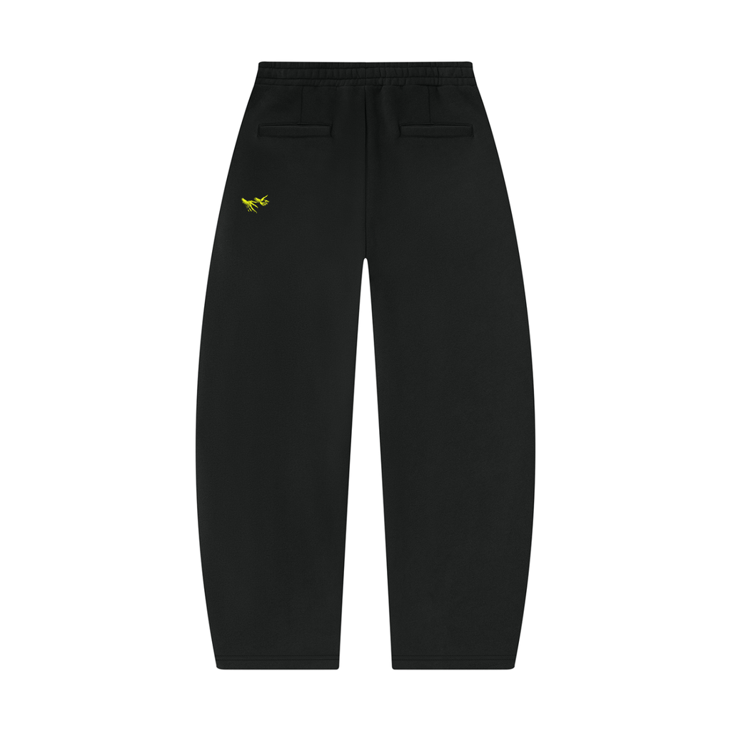 Unisex Barrel Leg yellow logoSweatpants