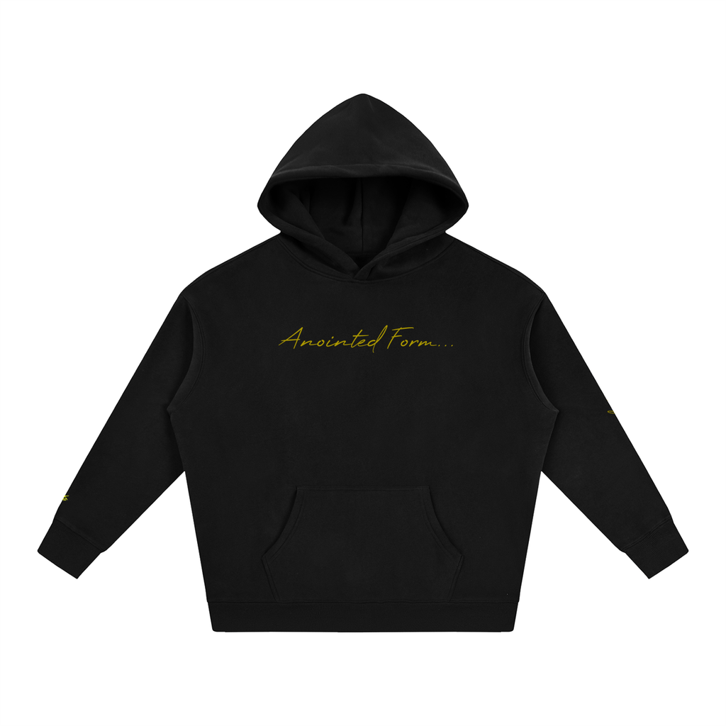 Oversize Boat graphic Fleeced Hoodie