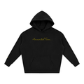 Oversize Boat graphic Fleeced Hoodie